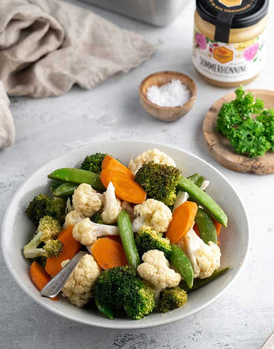 HONEY GLAZED VEGETABLES ON THE GRILL