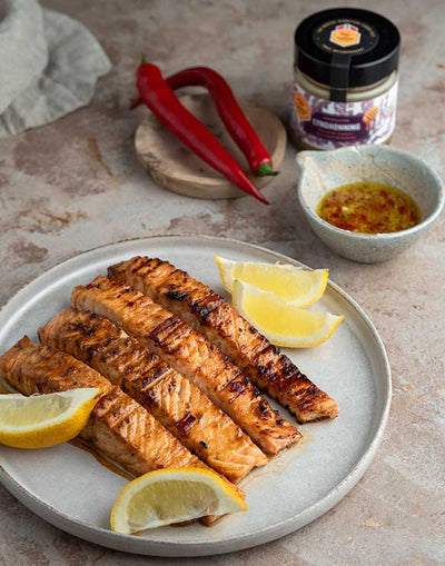 CHILI AND HONEY MARINADE FOR SALMON